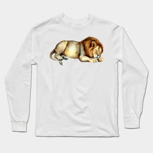 Sleeping lion Long Sleeve T-Shirt